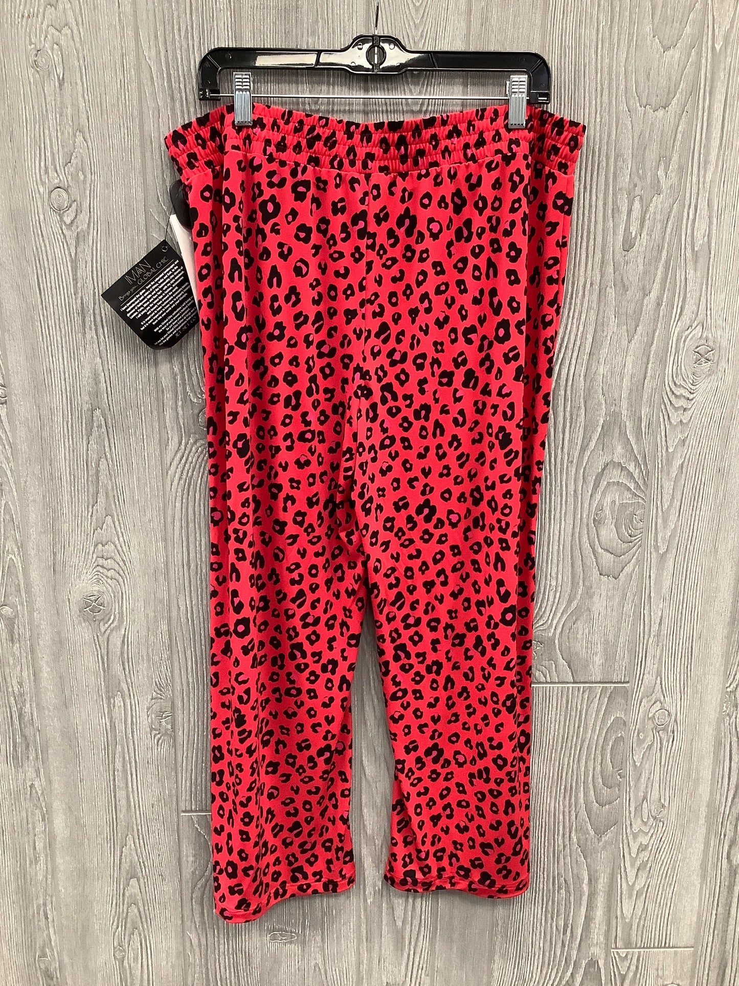 Animal Print Pants Other Iman Hsn, Size Petite   Xl