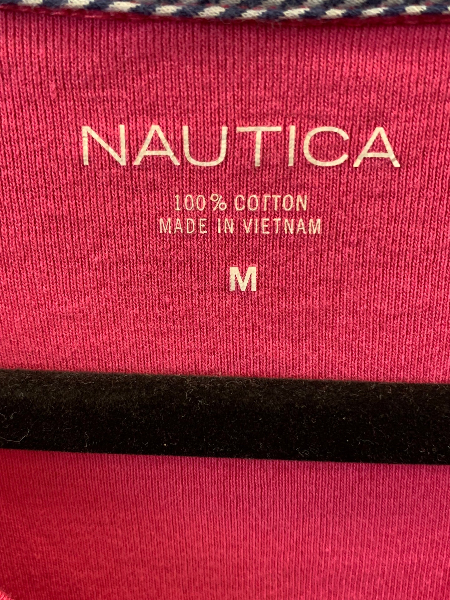 Pink Top Short Sleeve Nautica, Size M