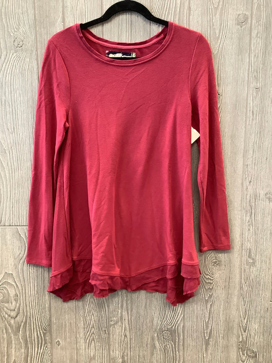 Red Top Long Sleeve Cupio, Size S