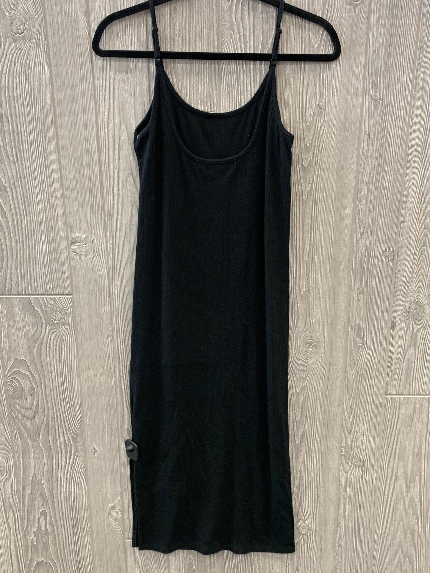 Black Dress Casual Midi Wild Fable, Size L