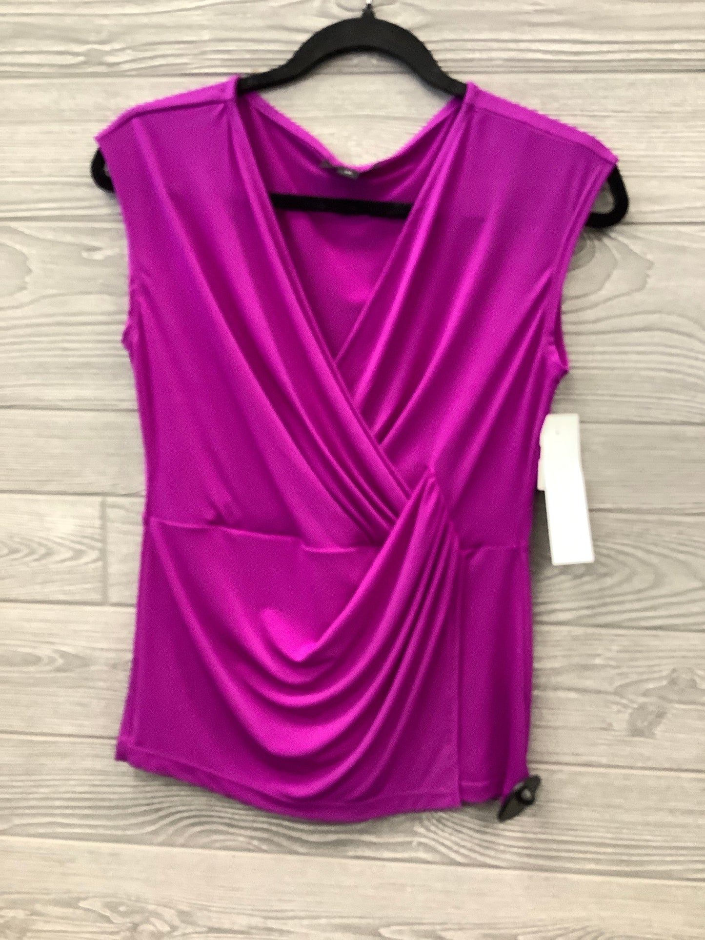 Top Sleeveless By Worthington In Purple, Size: Petite   S