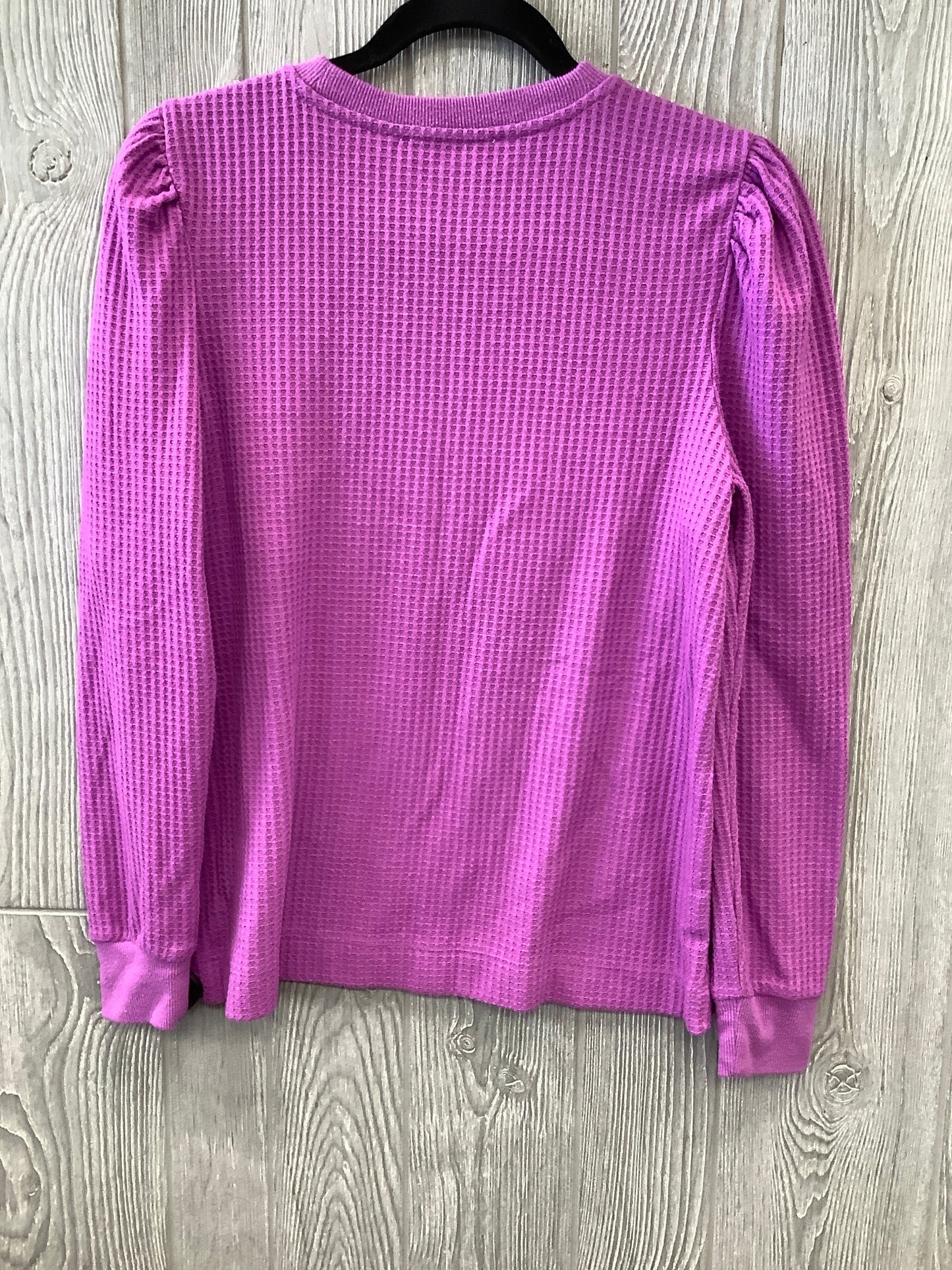 Purple Top Long Sleeve Loft, Size M