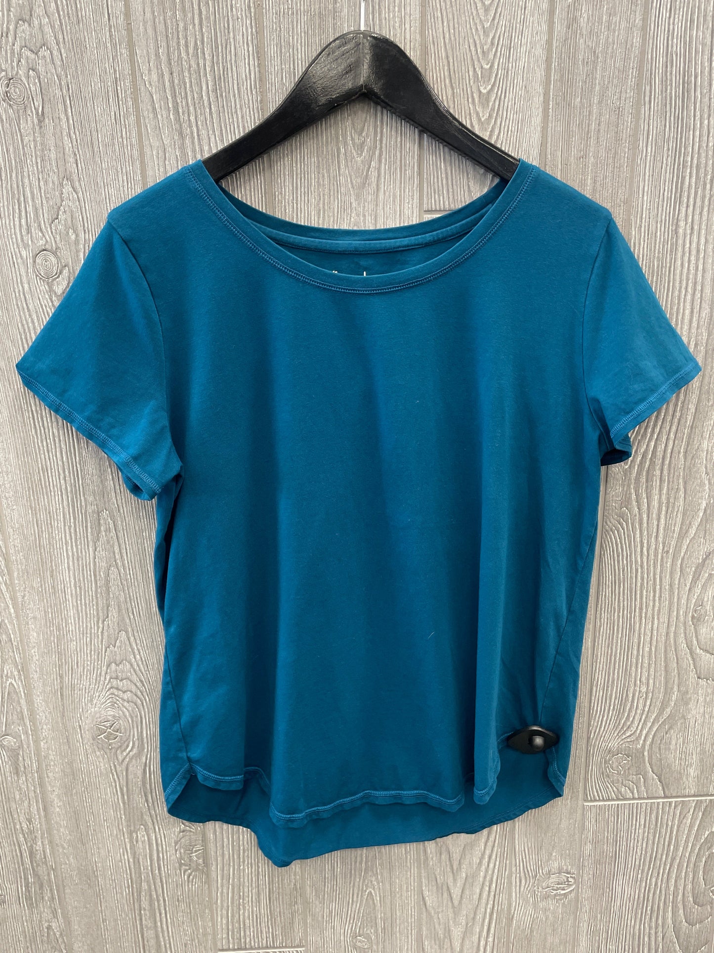 Athletic Top Short Sleeve By Xersion In Blue, Size: L