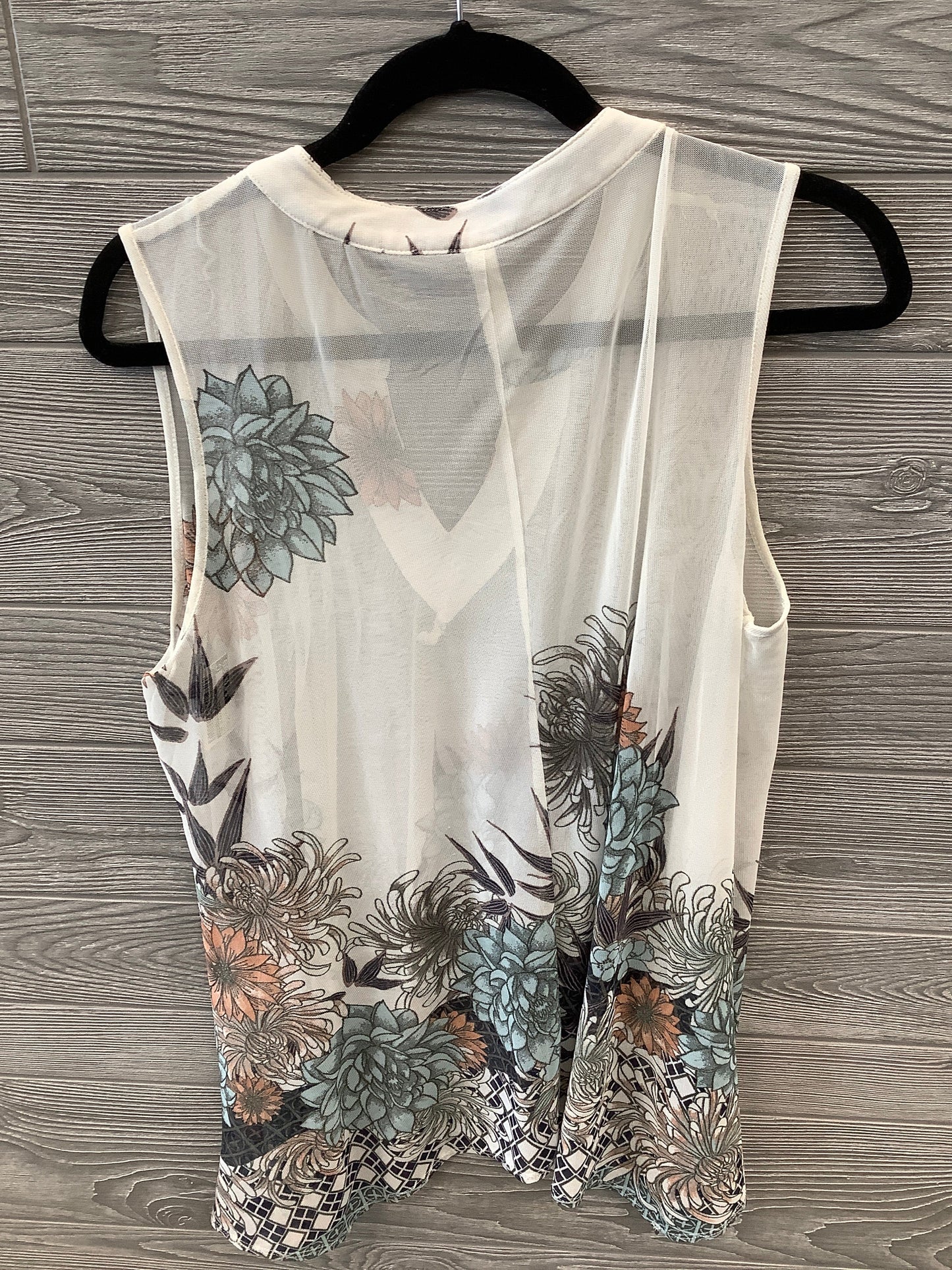 Multi-colored Top Sleeveless Perseption Concept, Size Xl