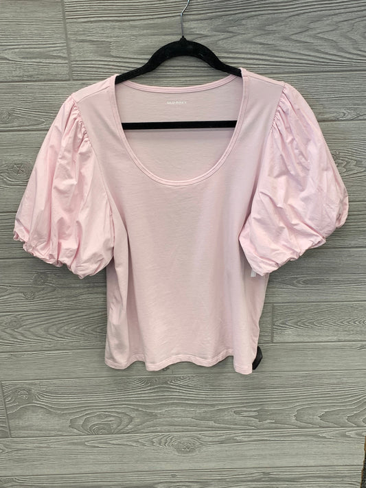 Pink Top Short Sleeve Old Navy, Size Xl