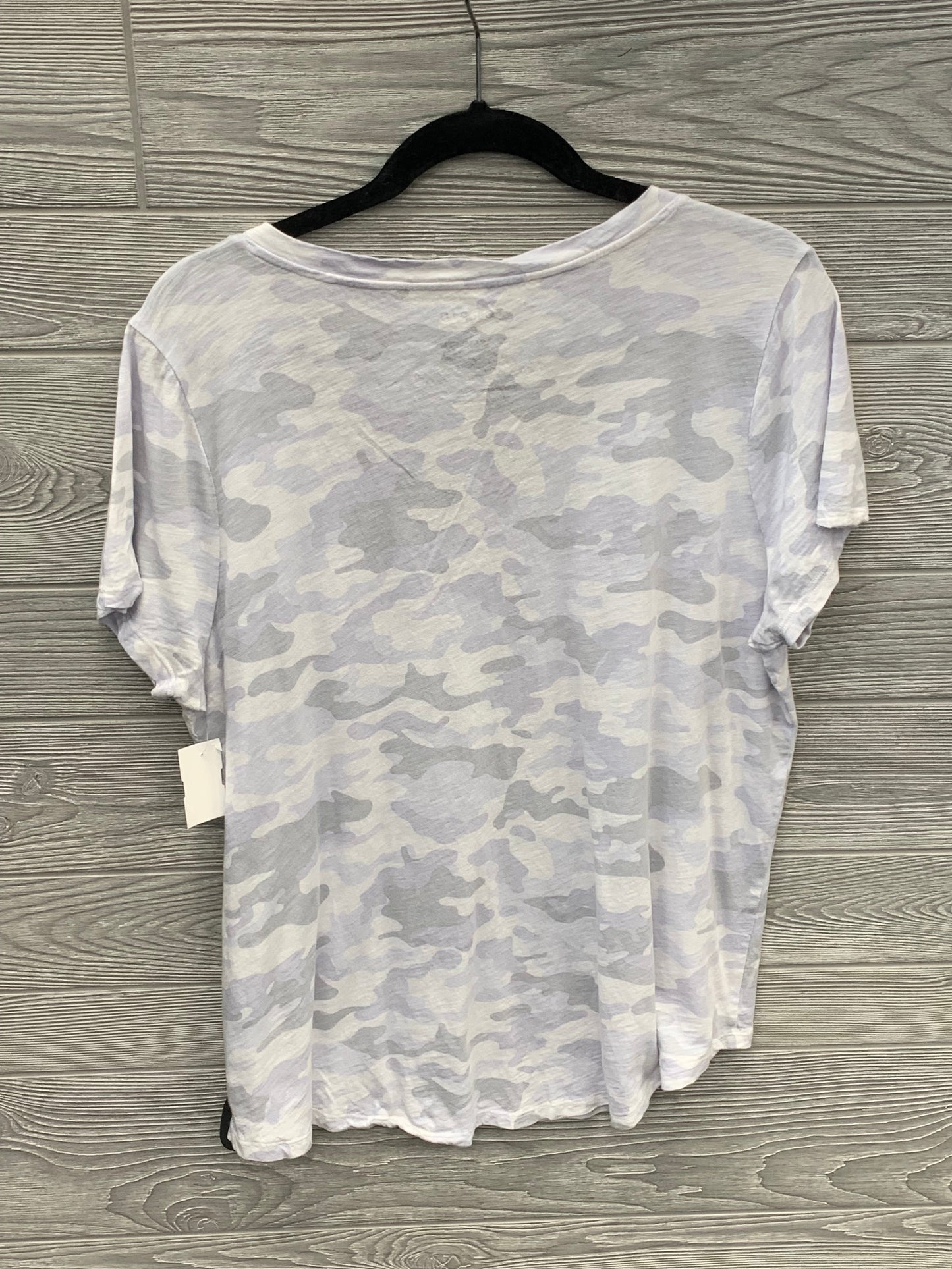 Camouflage Print Top Short Sleeve Torrid, Size L