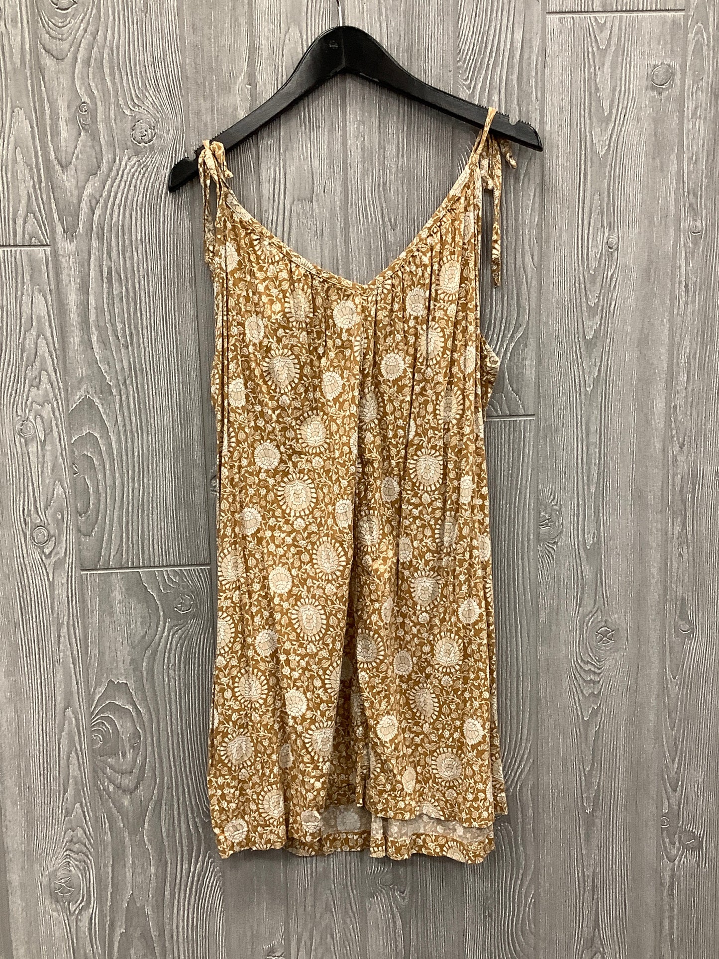 Dress Casual Short By Old Navy In Yellow, Size: Xl