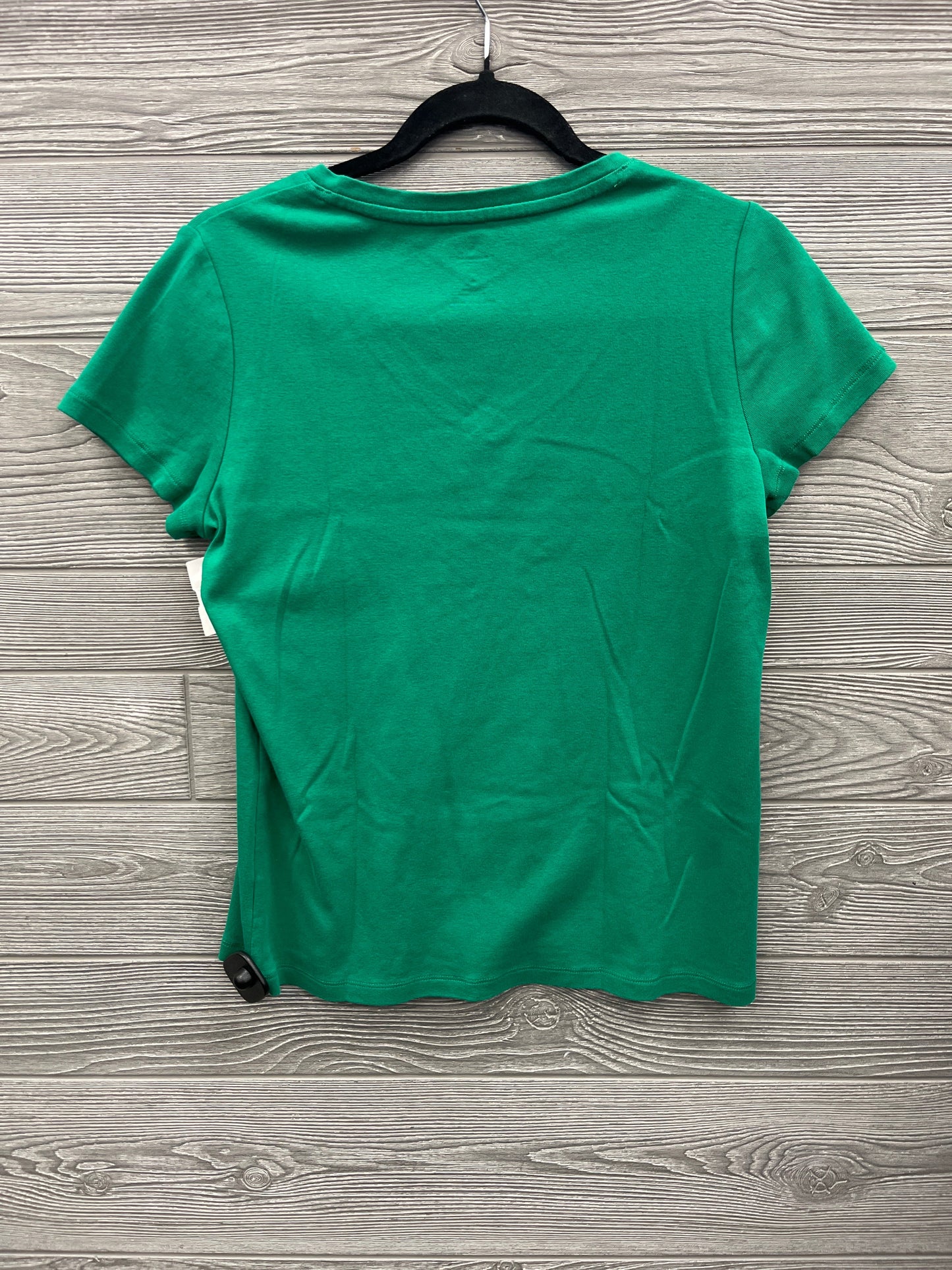 Top Short Sleeve Basic By St Johns Bay In Green, Size: M