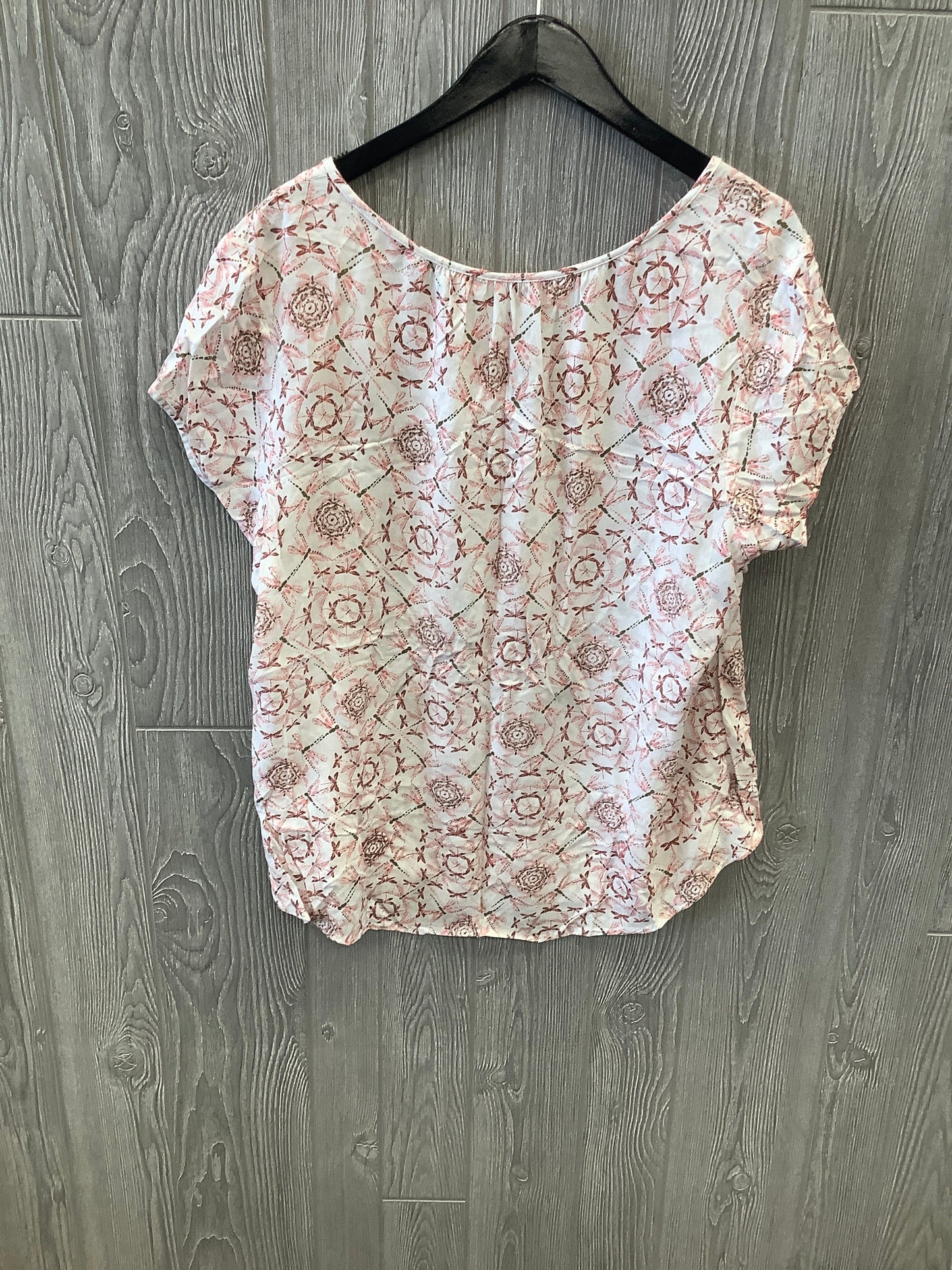 Pink Top Short Sleeve Sonoma, Size 1x