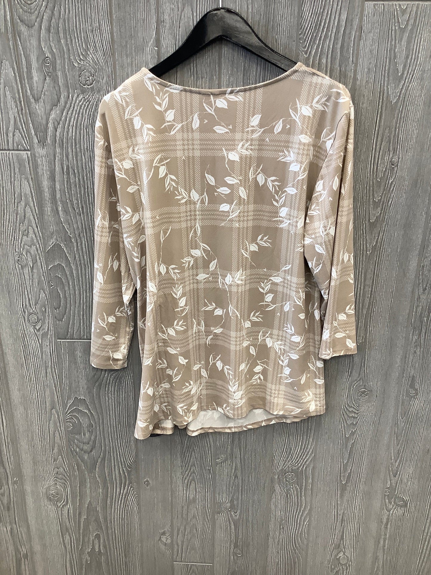 Tan Top Long Sleeve Elle, Size Xxl