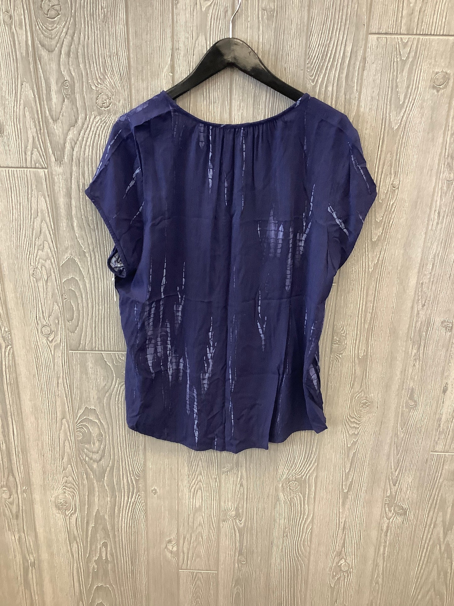 Blue Top Short Sleeve Sonoma, Size 1x