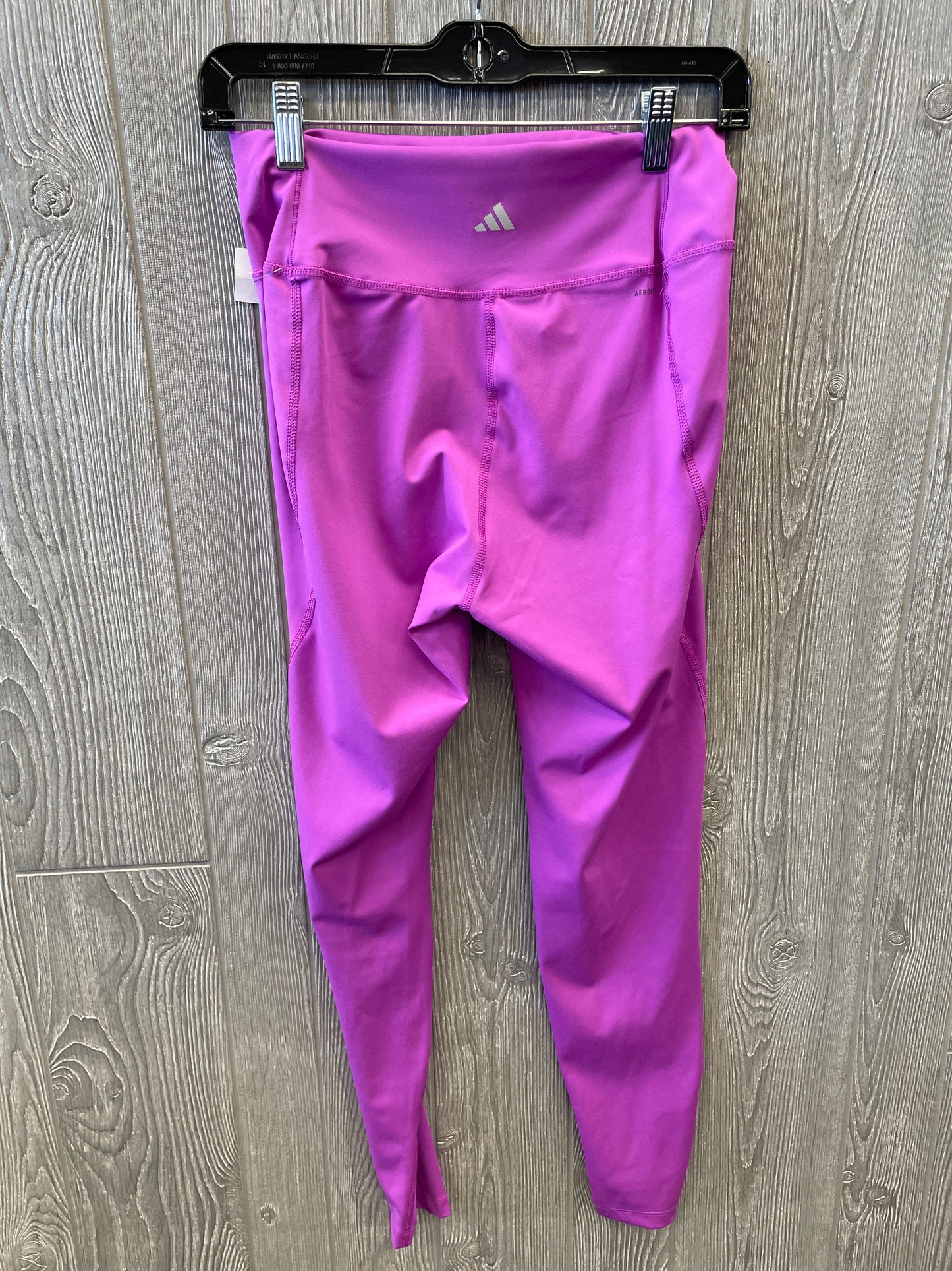 Athletic Leggings By Adidas In Purple, Size: L