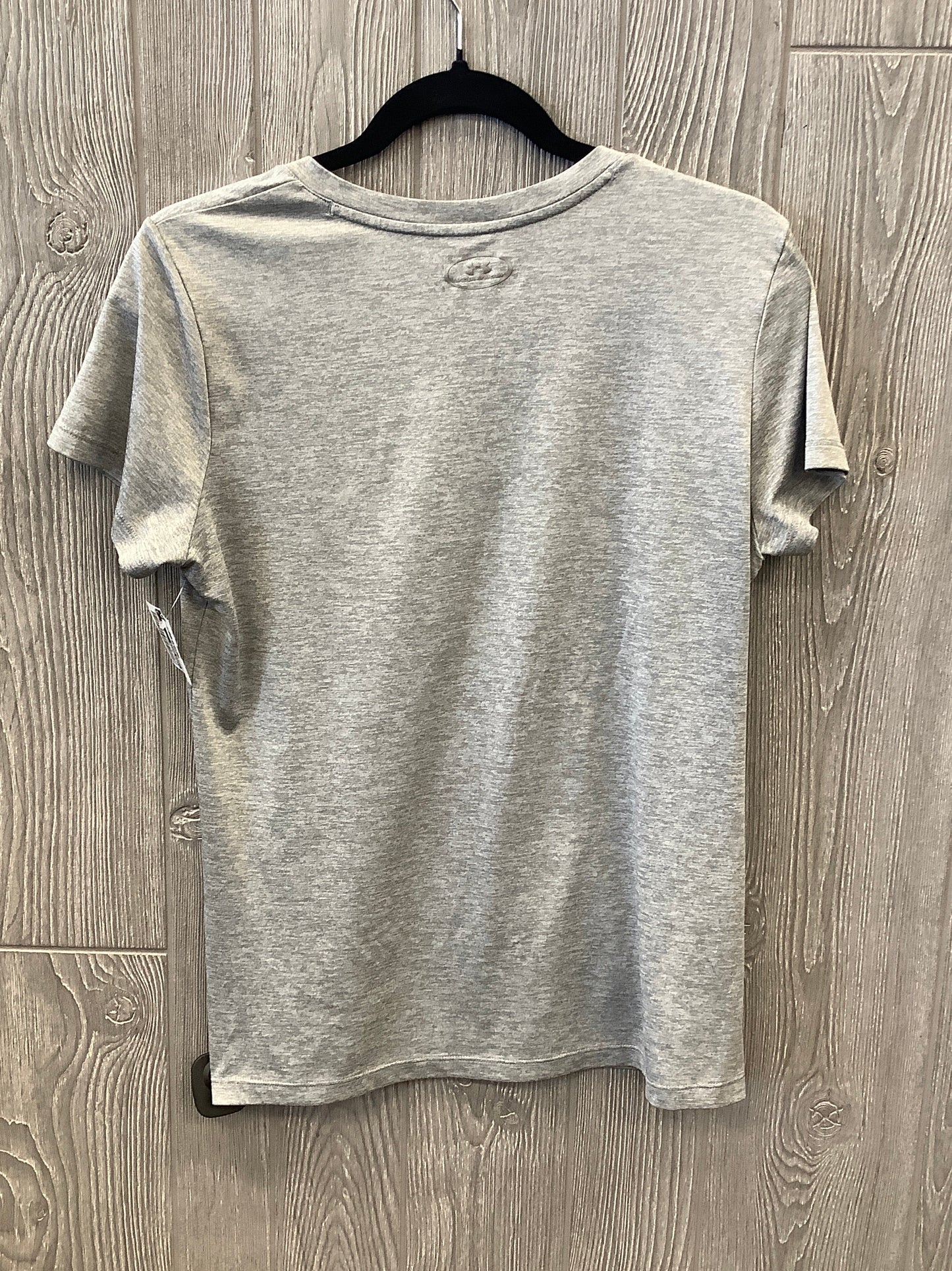 Grey Athletic Top Short Sleeve Under Armour, Size M