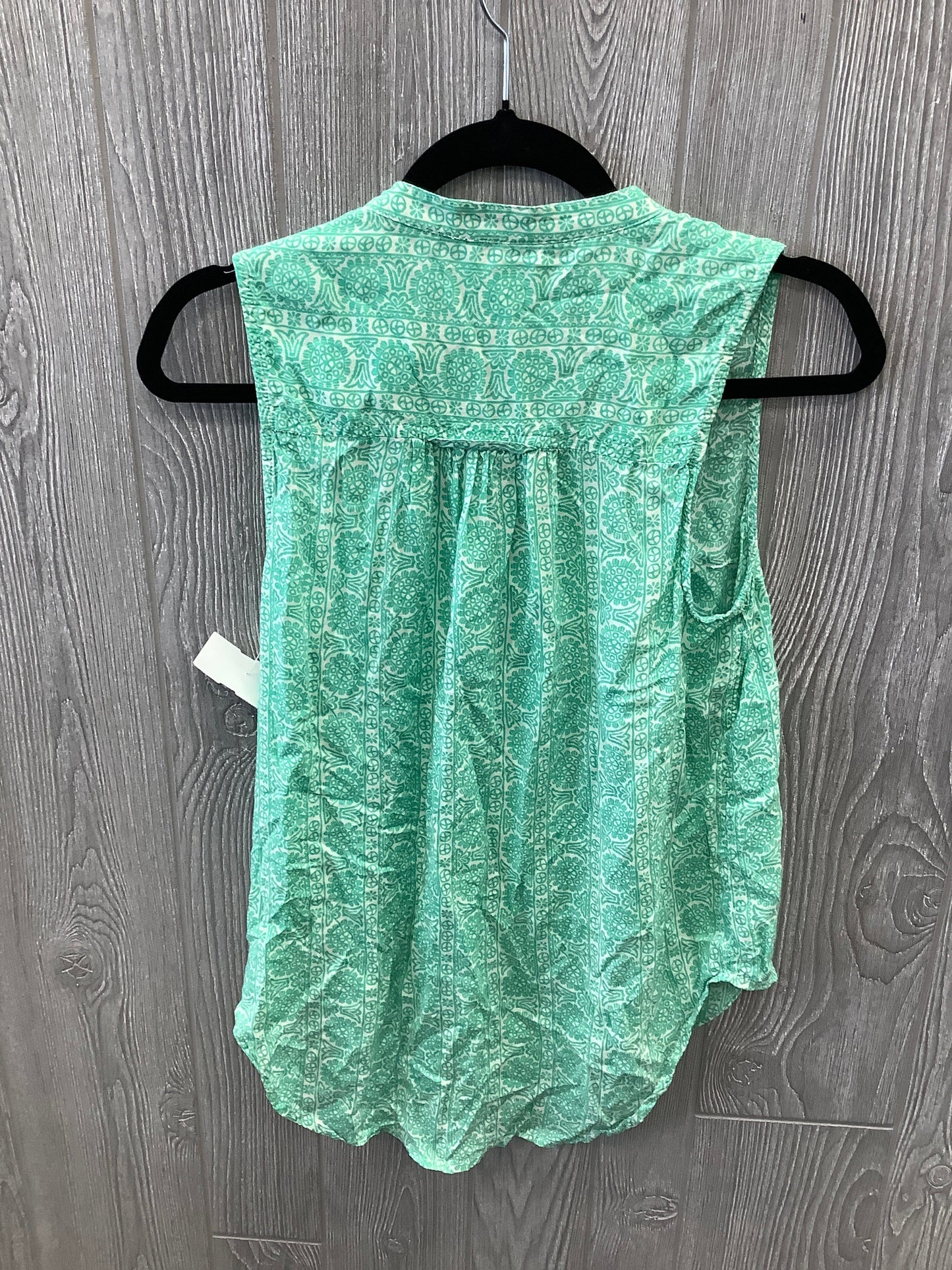 Top Sleeveless By Maeve In Green, Size: Xs