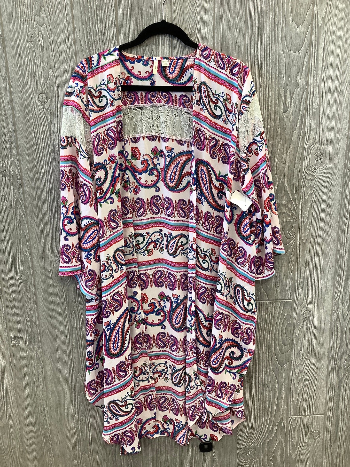 Kimono By Cato In Multi-colored, Size: Xl