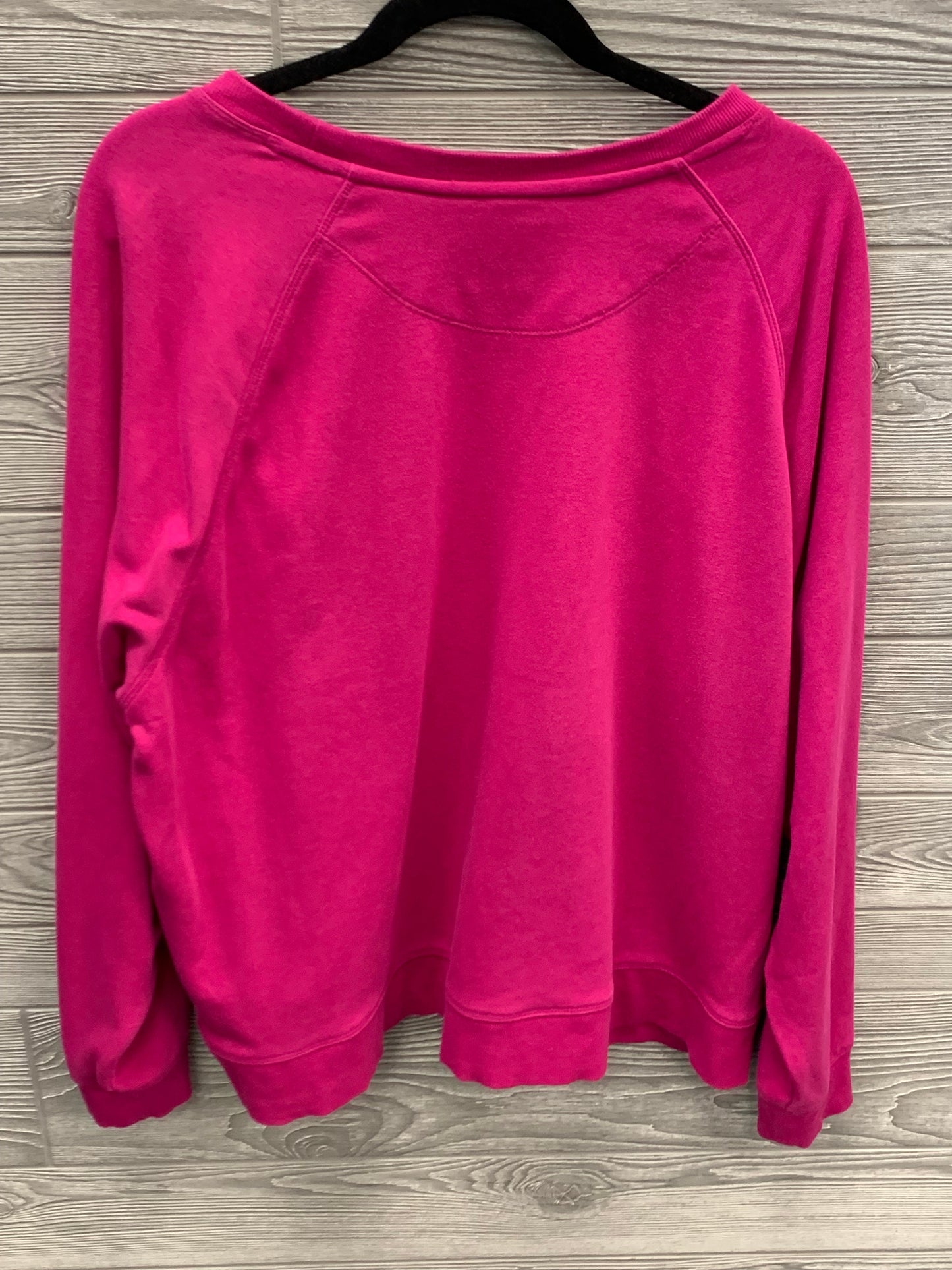 Athletic Sweatshirt Crewneck By Champion In Pink, Size: 3x