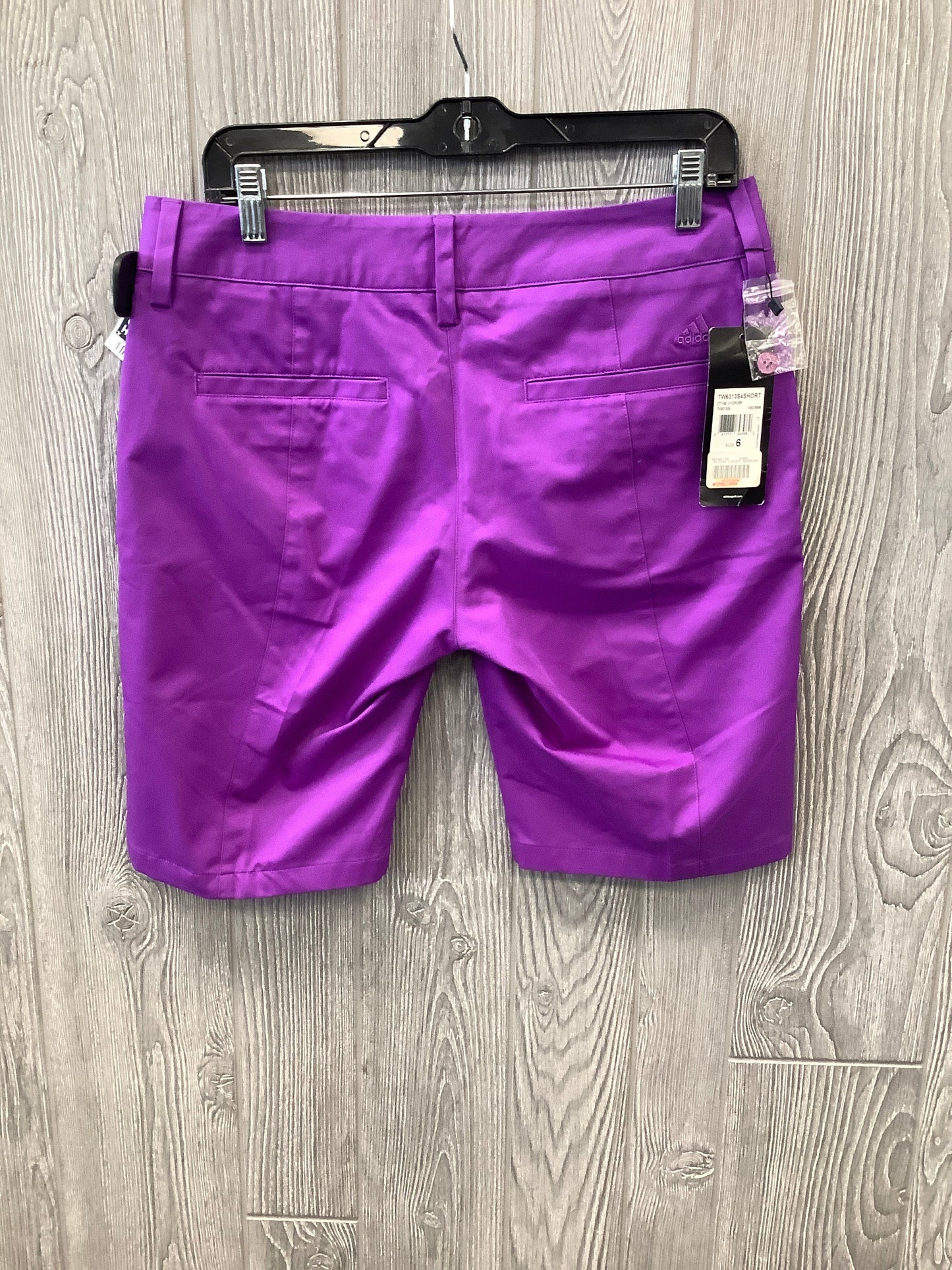 Athletic Shorts By Adidas In Purple, Size: 6