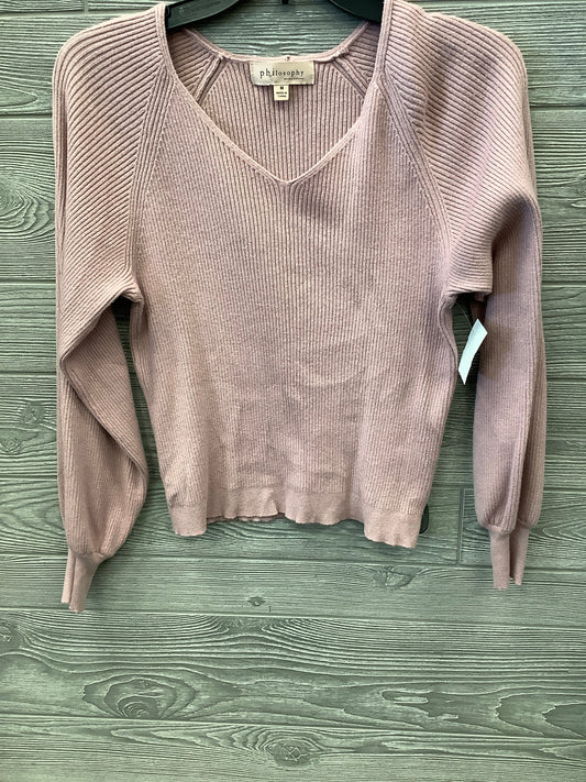 Sweater By Philosophy In Pink, Size: M