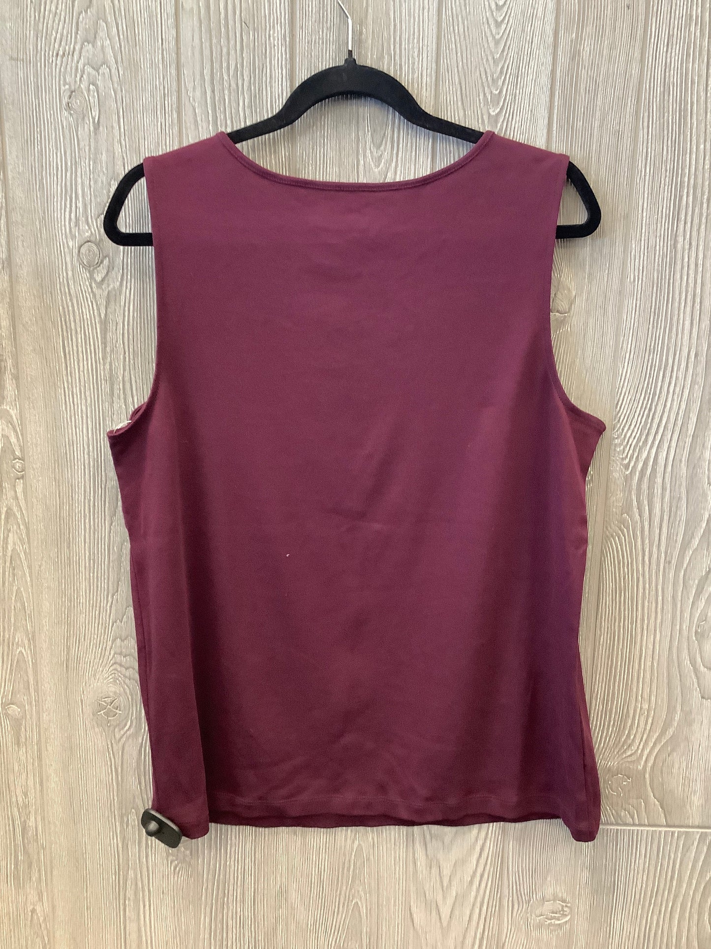 Tank Top By Cj Banks In Purple, Size: Xl