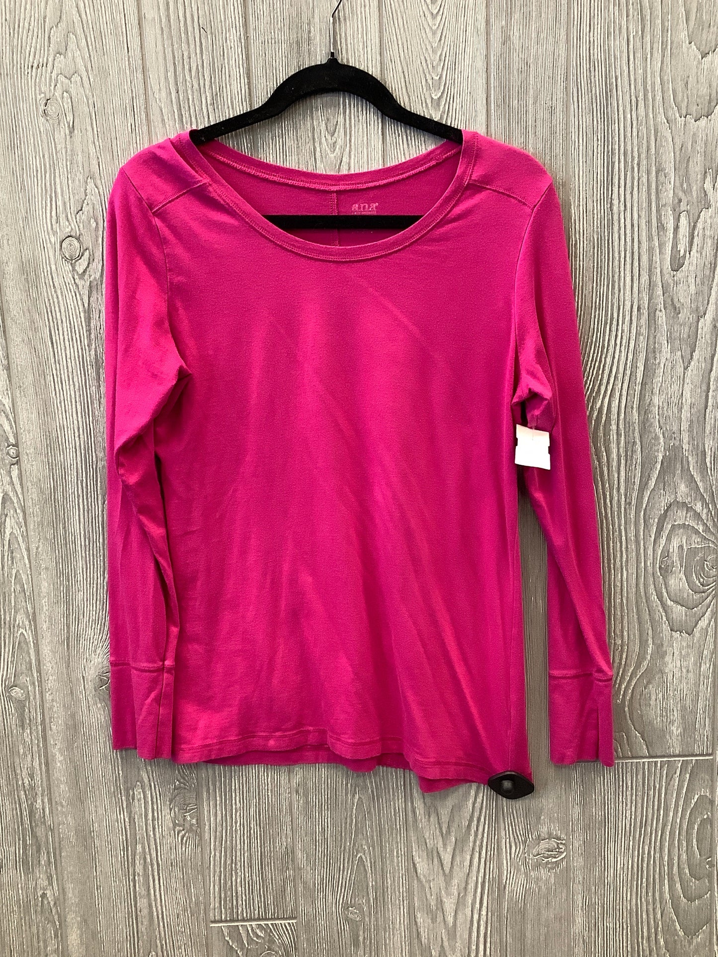 Top Long Sleeve Basic By Ana In Pink, Size: M