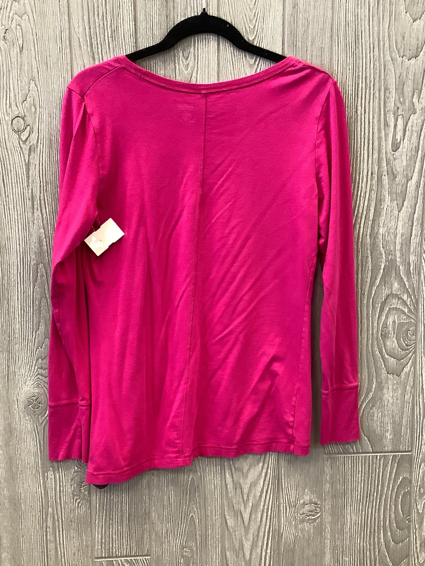 Top Long Sleeve Basic By Ana In Pink, Size: M