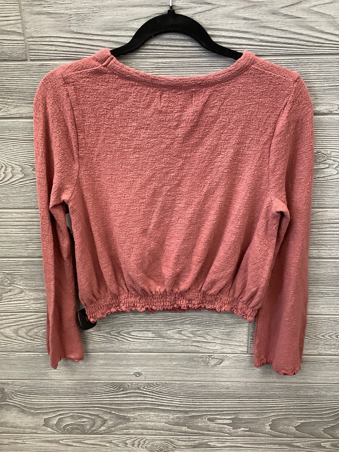 Top Long Sleeve By Madewell In Pink, Size: S