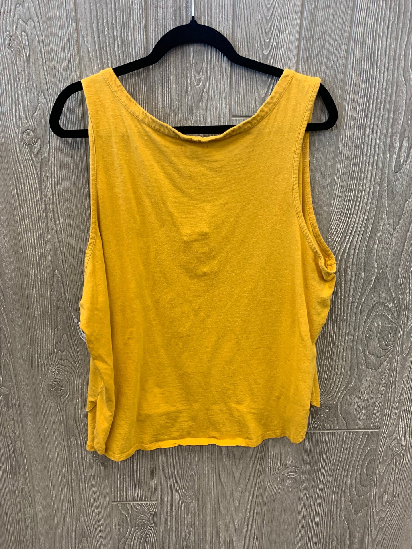 Tank Top By Falls Creek In Yellow, Size: 2x