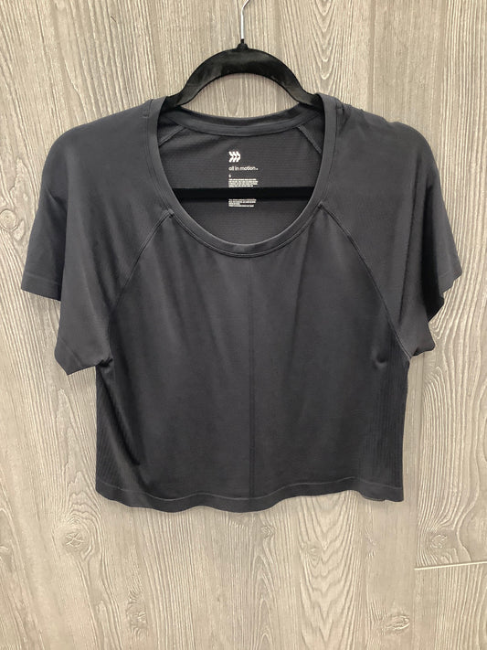 Athletic Top Short Sleeve By All In Motion In Black, Size: S