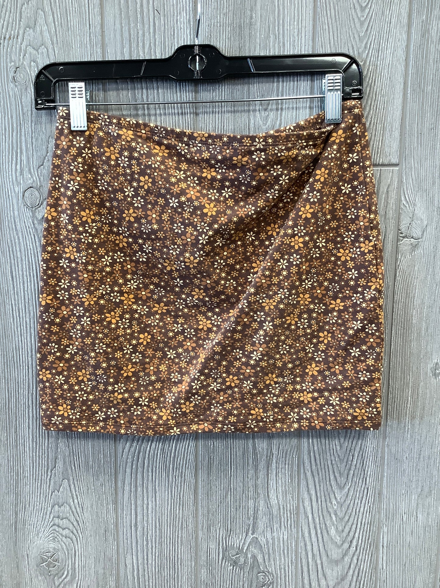 Skirt Midi By Garage In Brown, Size: 2petite