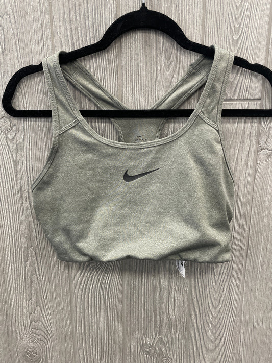 Athletic Bra By Nike Apparel In Grey, Size: L