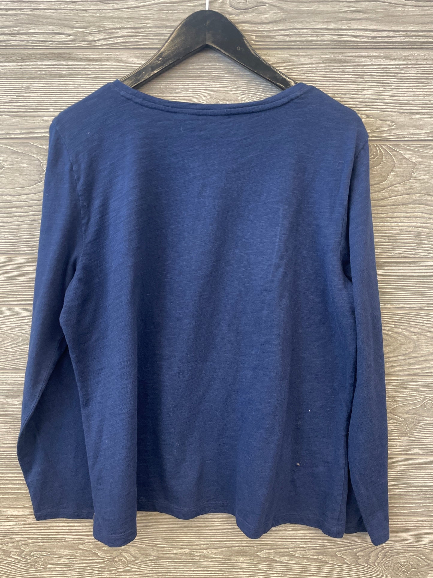 Top Long Sleeve By Chicos In Blue, Size: L