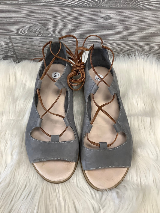 Sandals Flats By J. Jill In Grey, Size: 8.5