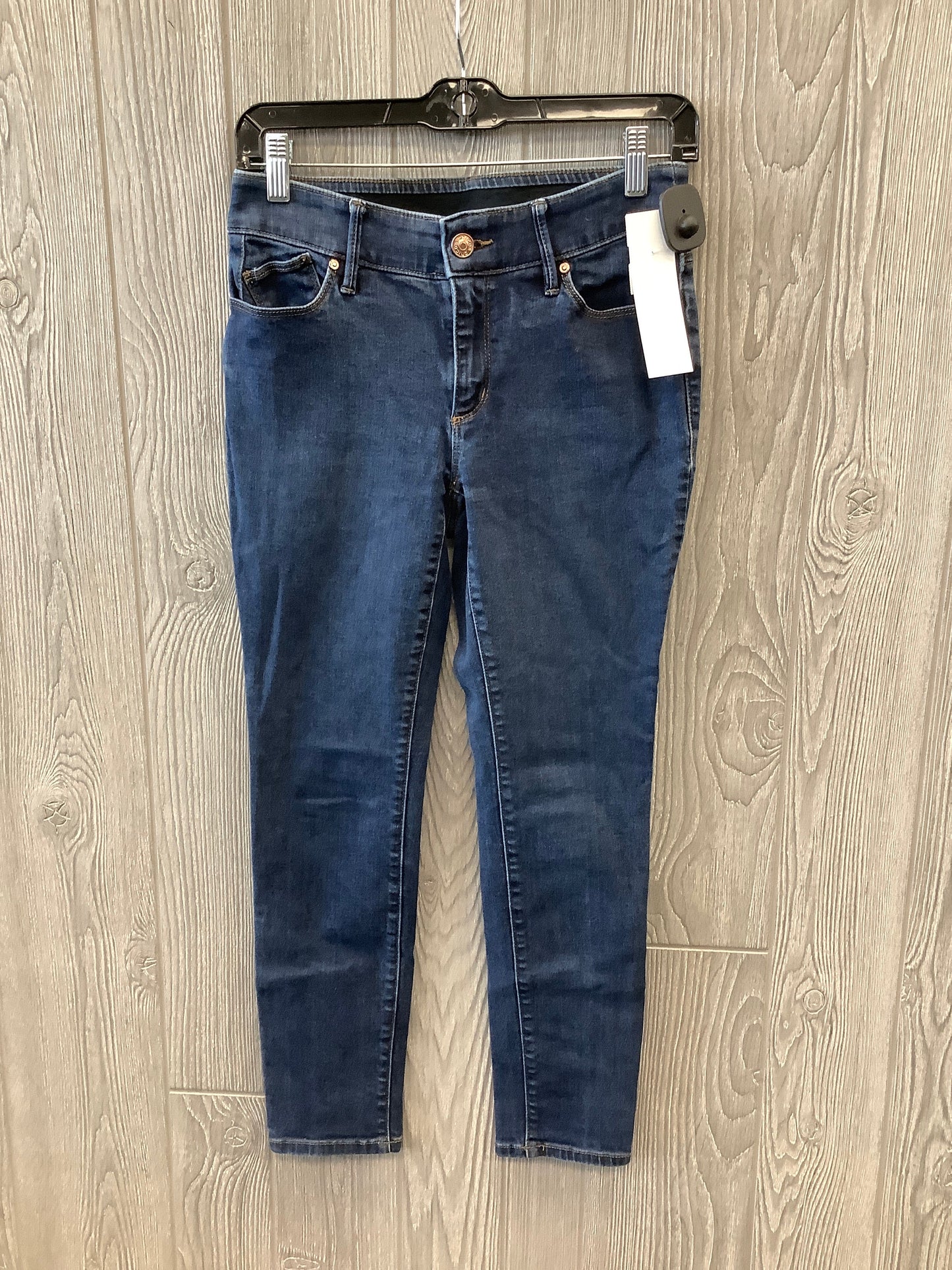 Jeans Skinny By Chicos In Blue Denim, Size: 2p