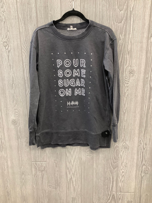 Sweatshirt Crewneck By Maurices In Grey, Size: Xs