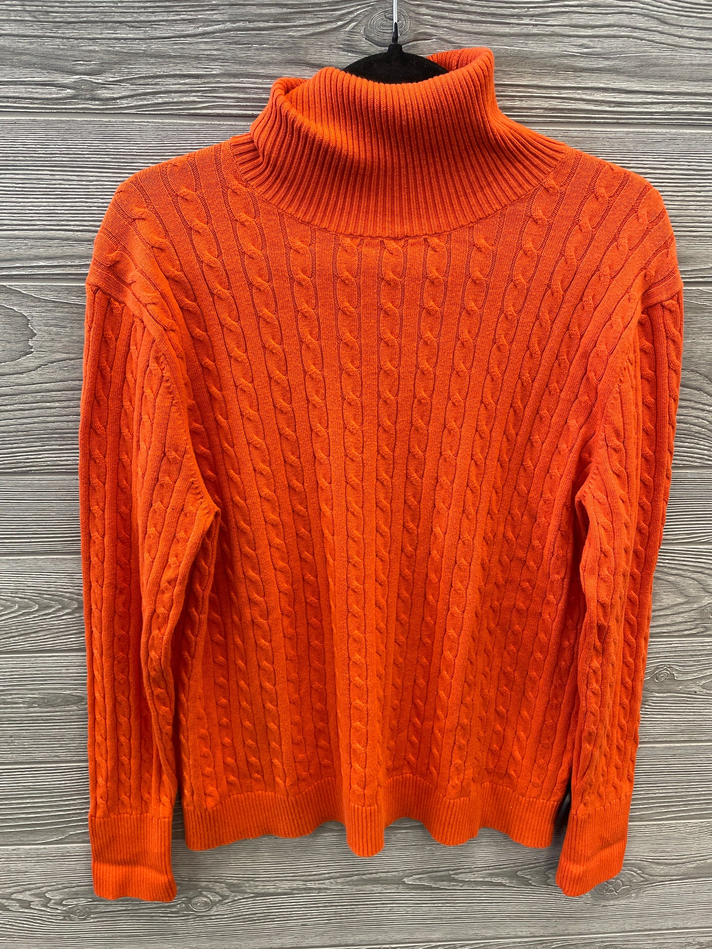 Sweater By Lands End In Orange, Size: L