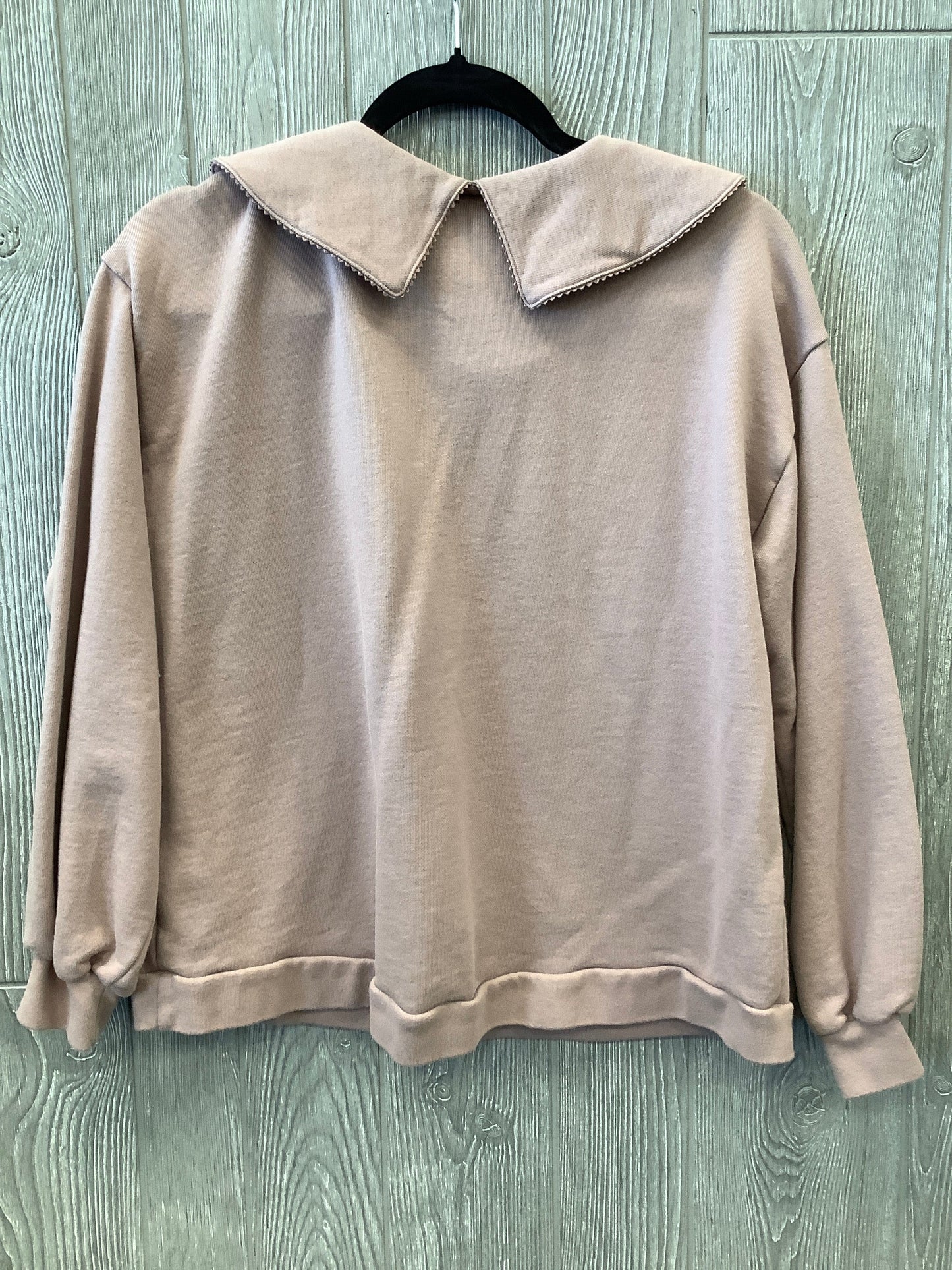 Sweatshirt Collar By Madewell In Mauve, Size: S