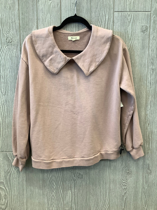 Sweatshirt Collar By Madewell In Mauve, Size: S