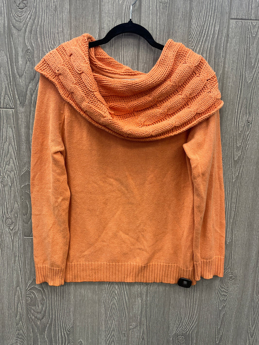 Sweater By Liz Claiborne In Orange, Size: M