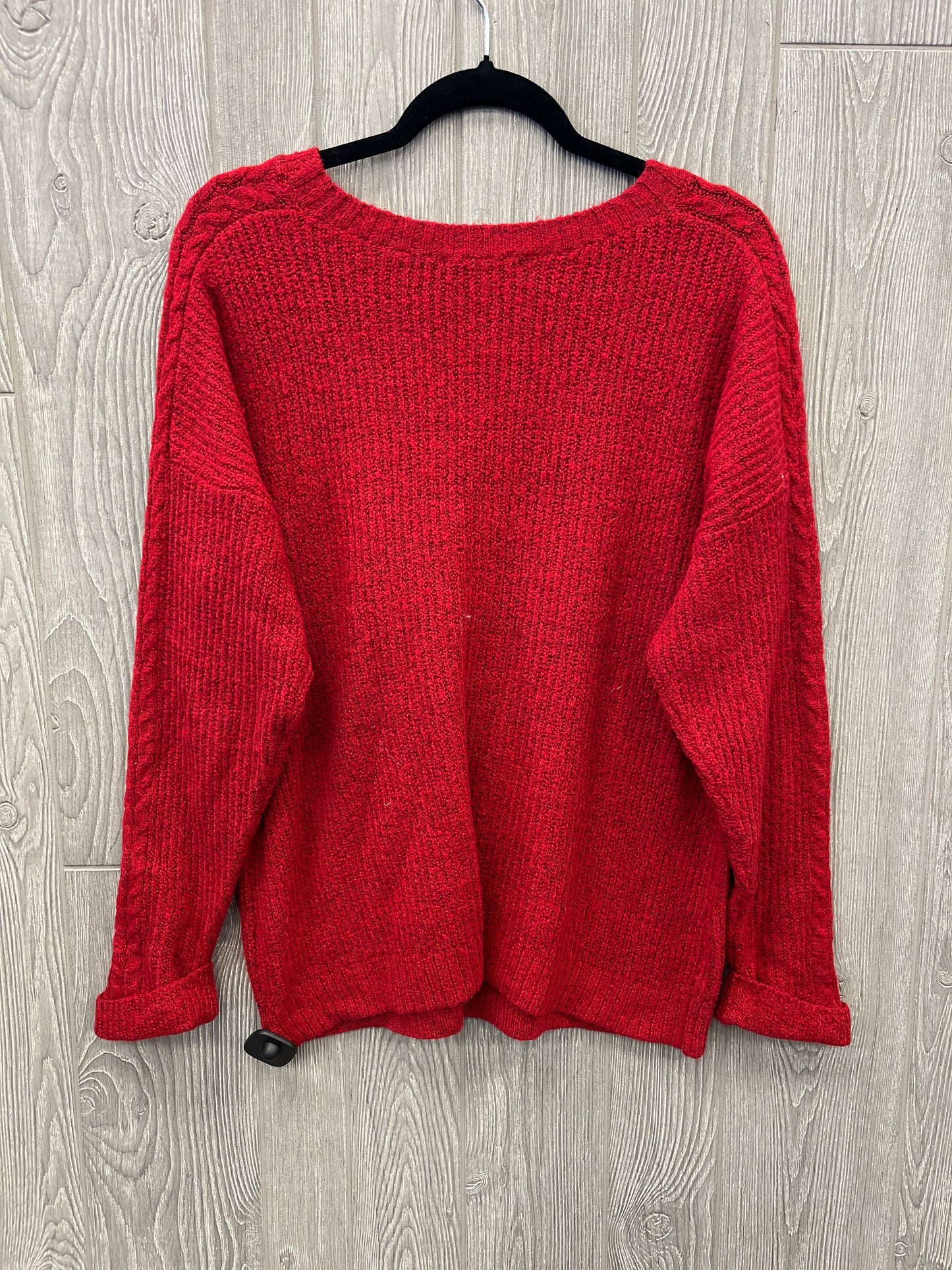 Sweater By Christopher And Banks In Red, Size: Xl