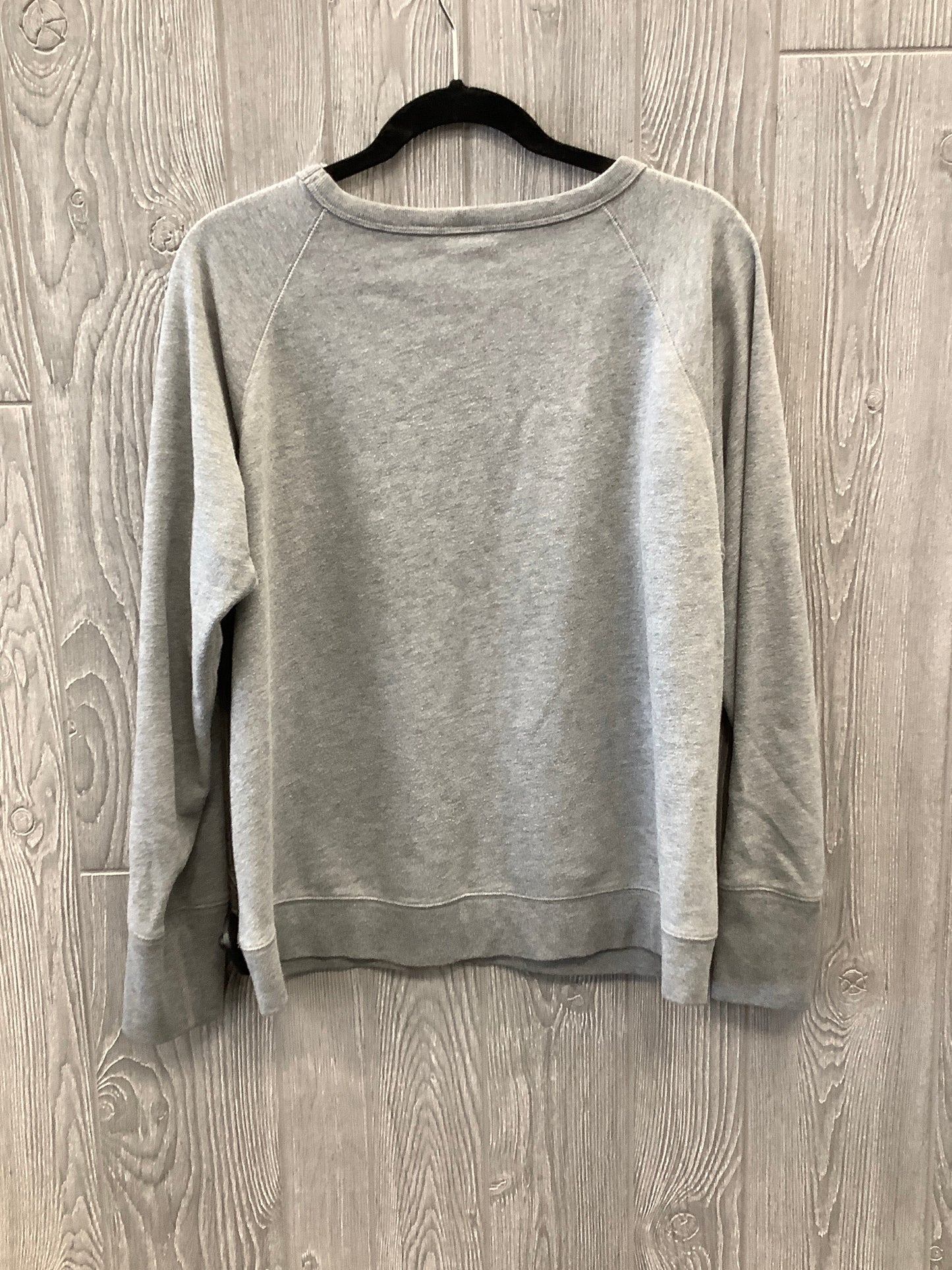 Sweatshirt Crewneck By Gap In Grey, Size: M