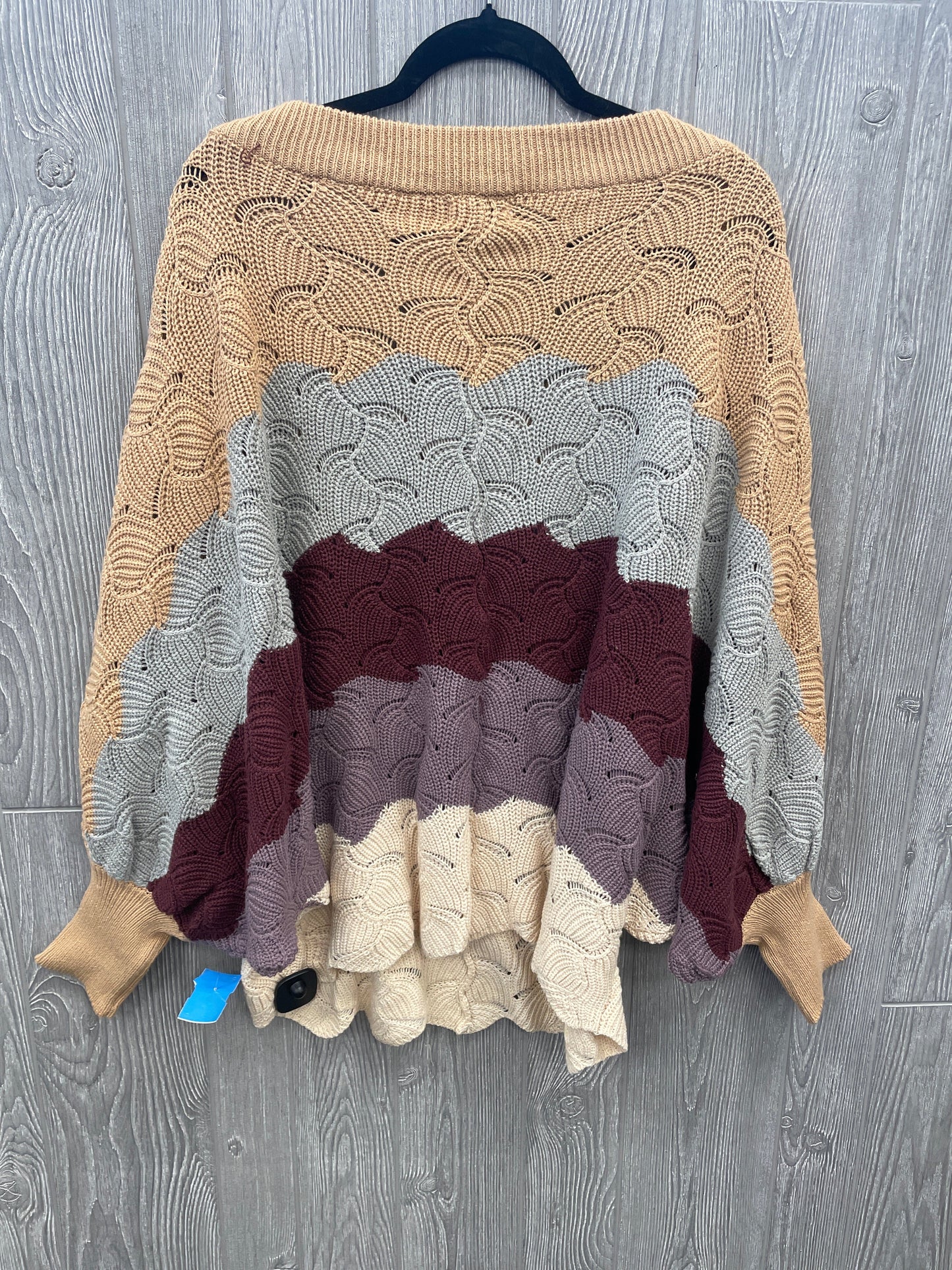 Sweater By Andree By Unit In Multi-colored, Size: 2x