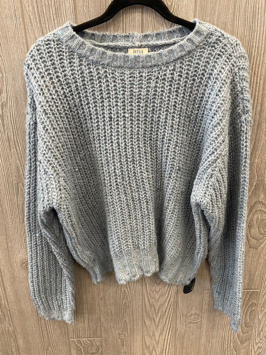 Sweater By Ana In Blue, Size: L