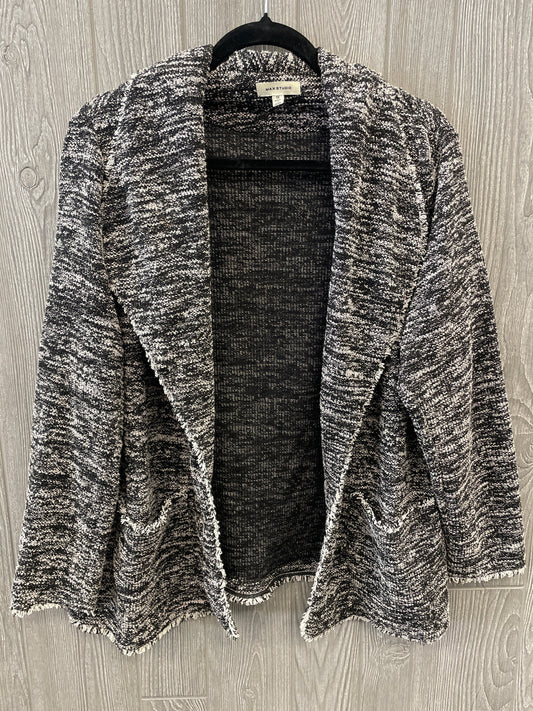 Cardigan By Max Studio In Black, Size: 1x