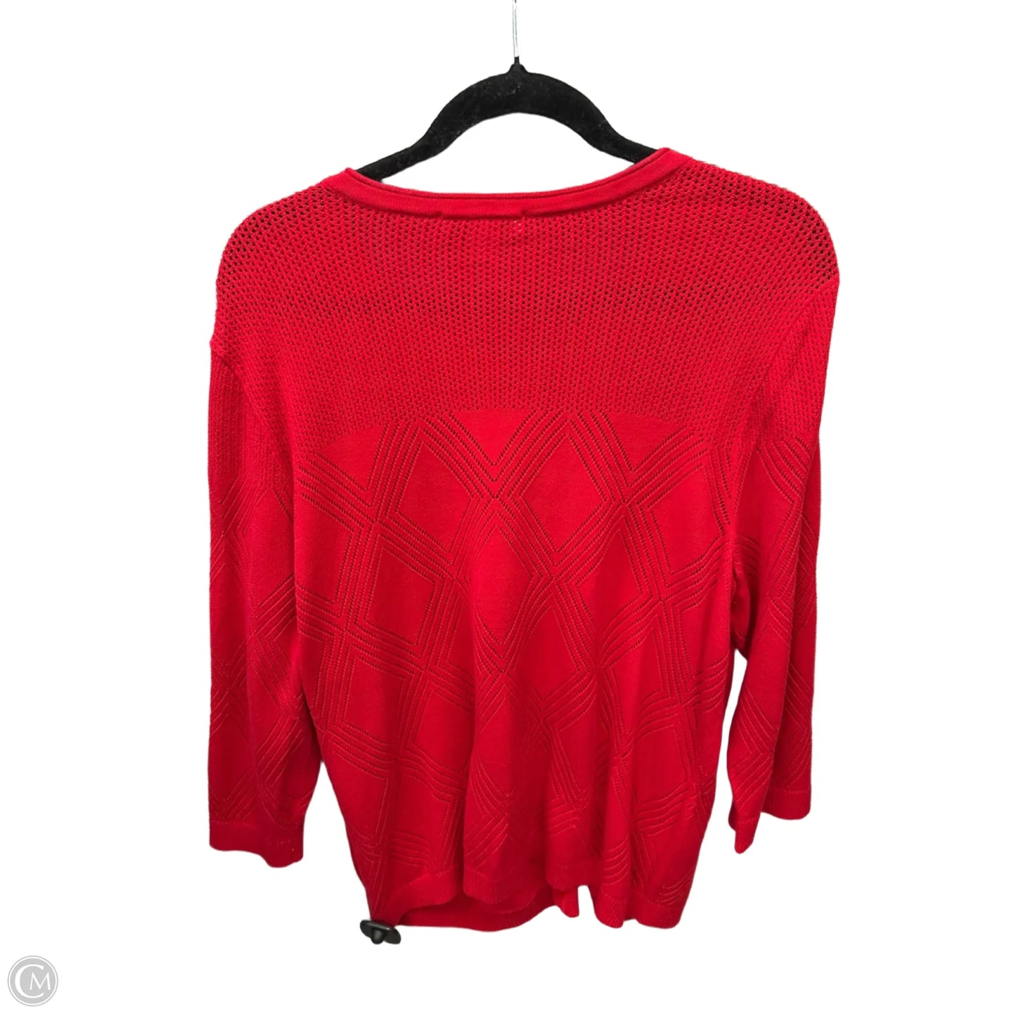 Cardigan By Cj Banks In Red, Size: 1x