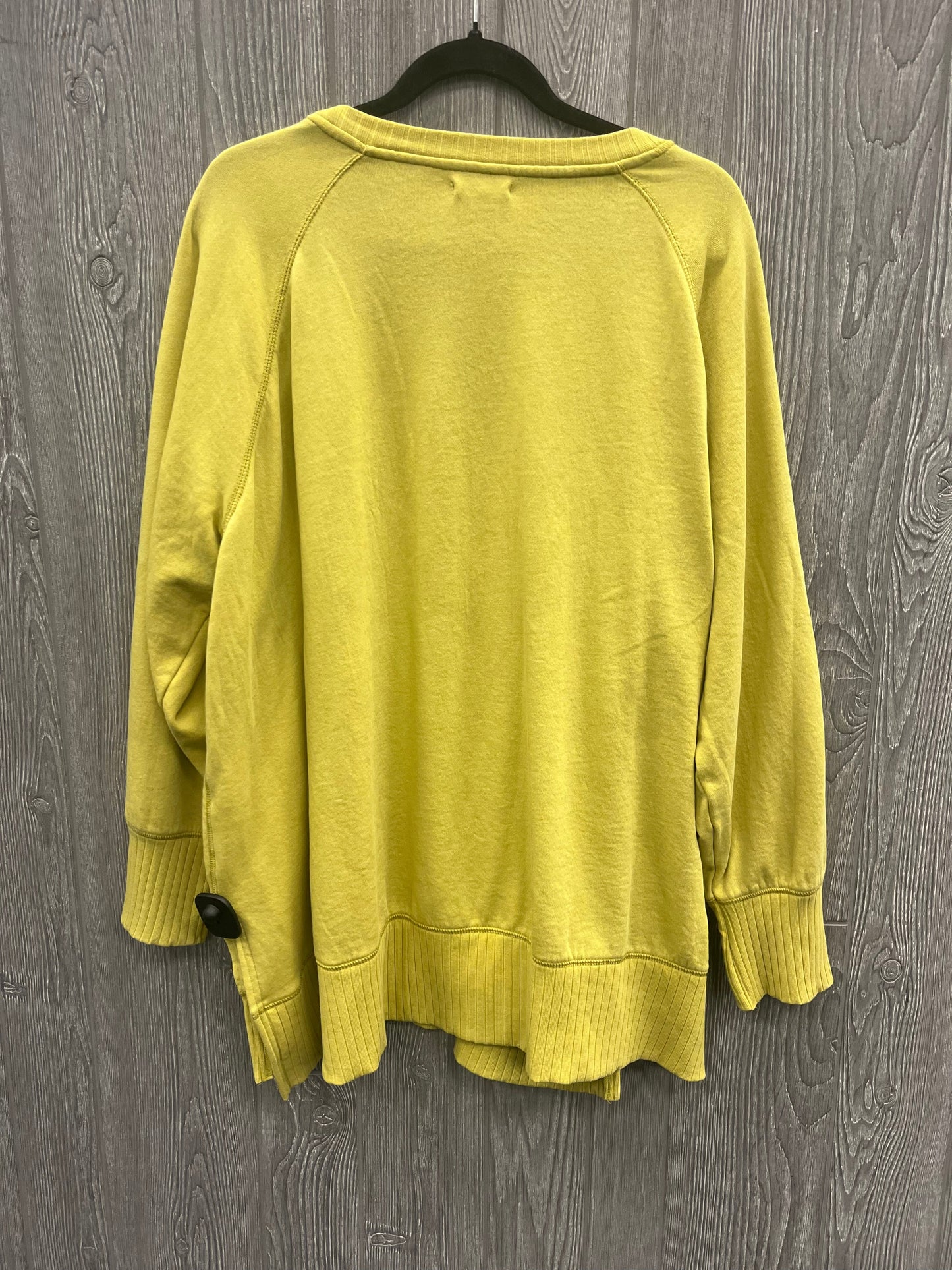 Top Long Sleeve By Maurices In Yellow, Size: 2x