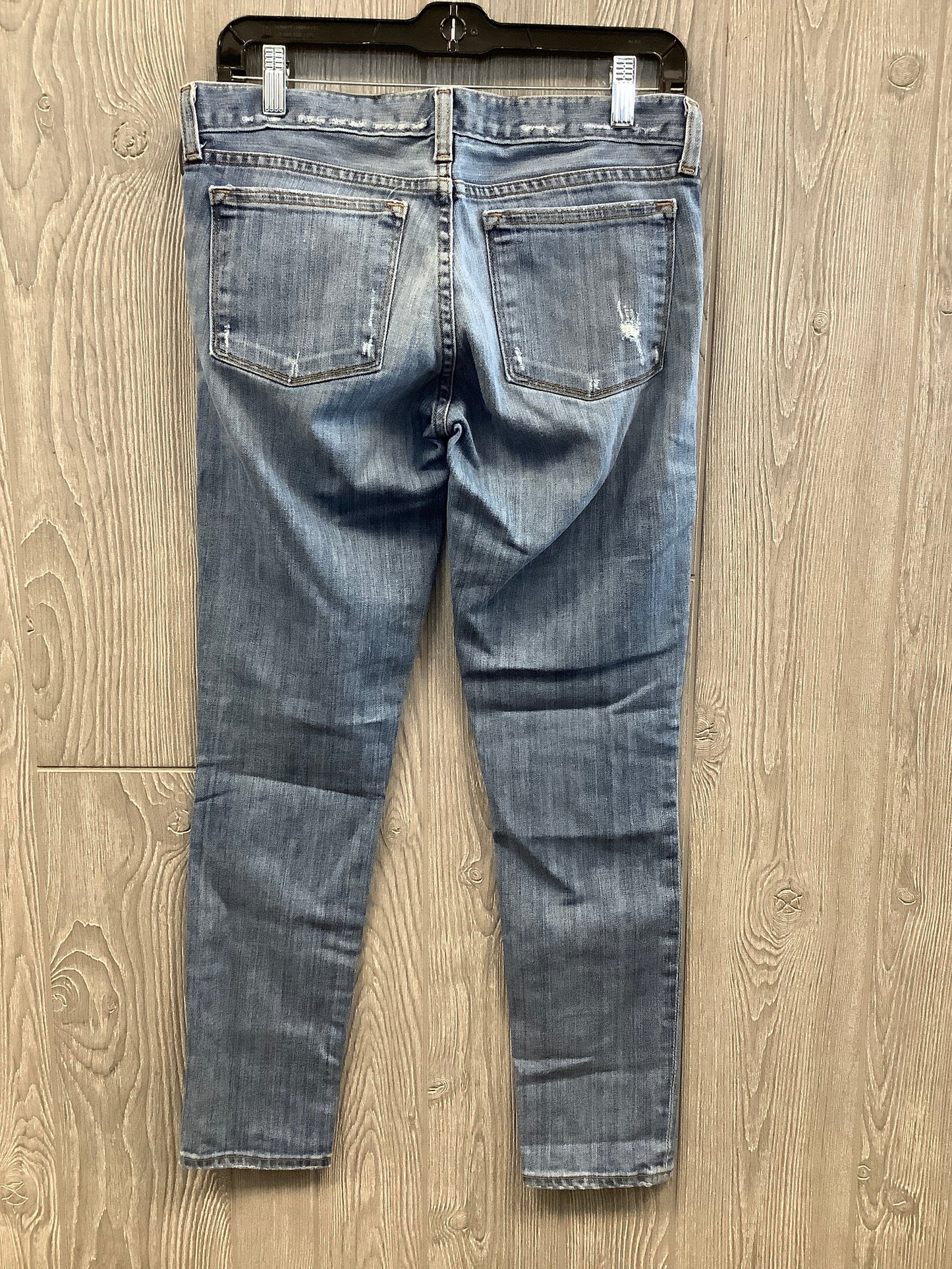 Jeans Skinny By J. Crew In Blue Denim, Size: 4