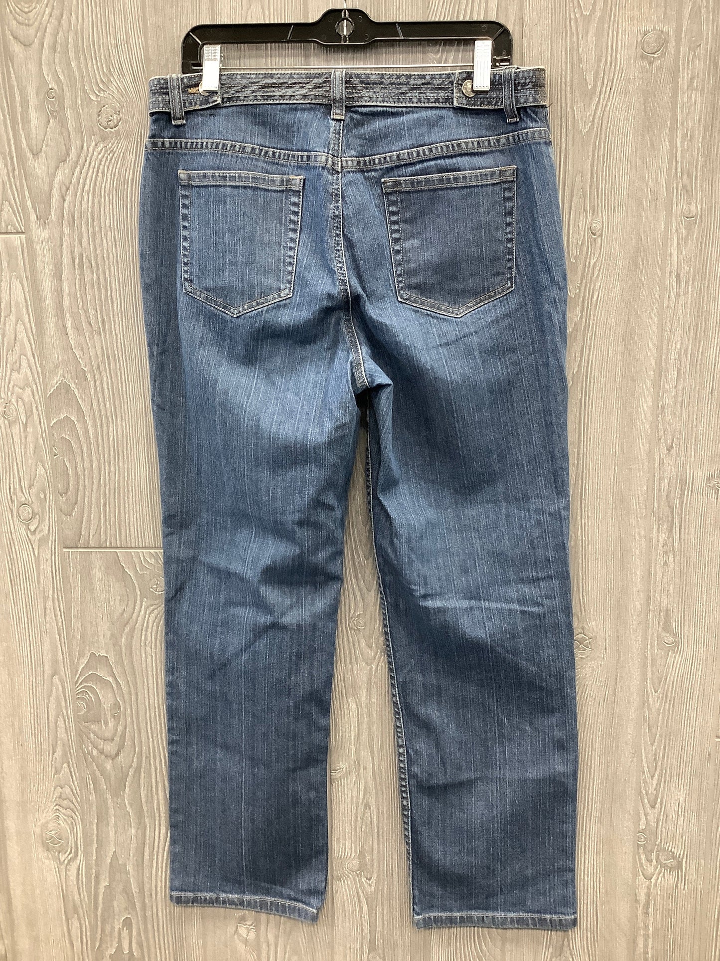 Jeans Straight By Liz Claiborne In Blue Denim, Size: 12