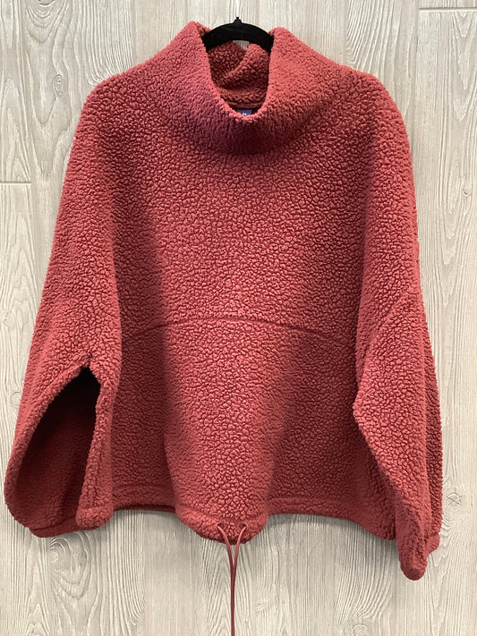 Athletic Sweatshirt Collar By Old Navy In Red, Size: 3x