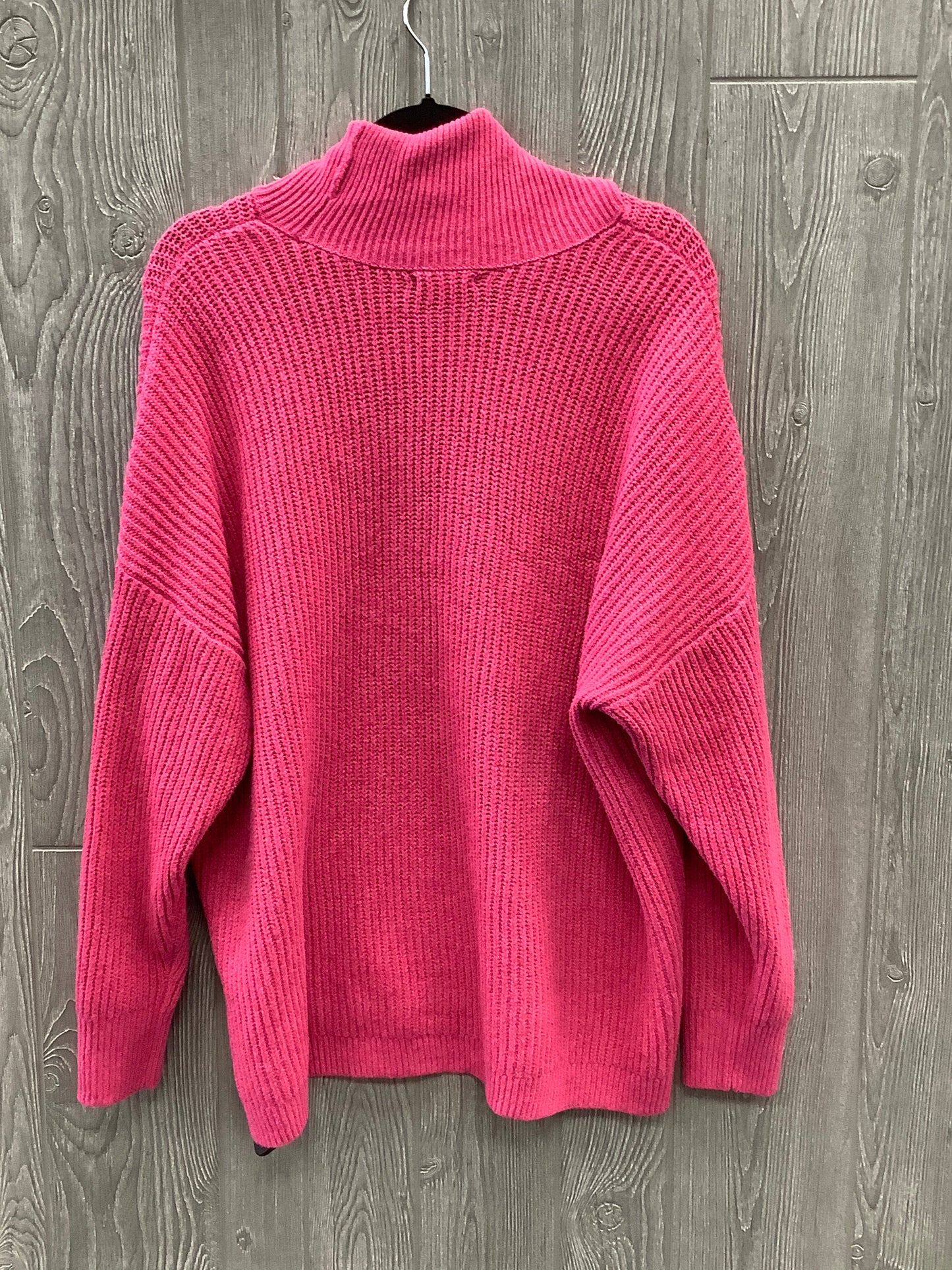 Sweater By Maurices In Pink, Size: Xxl