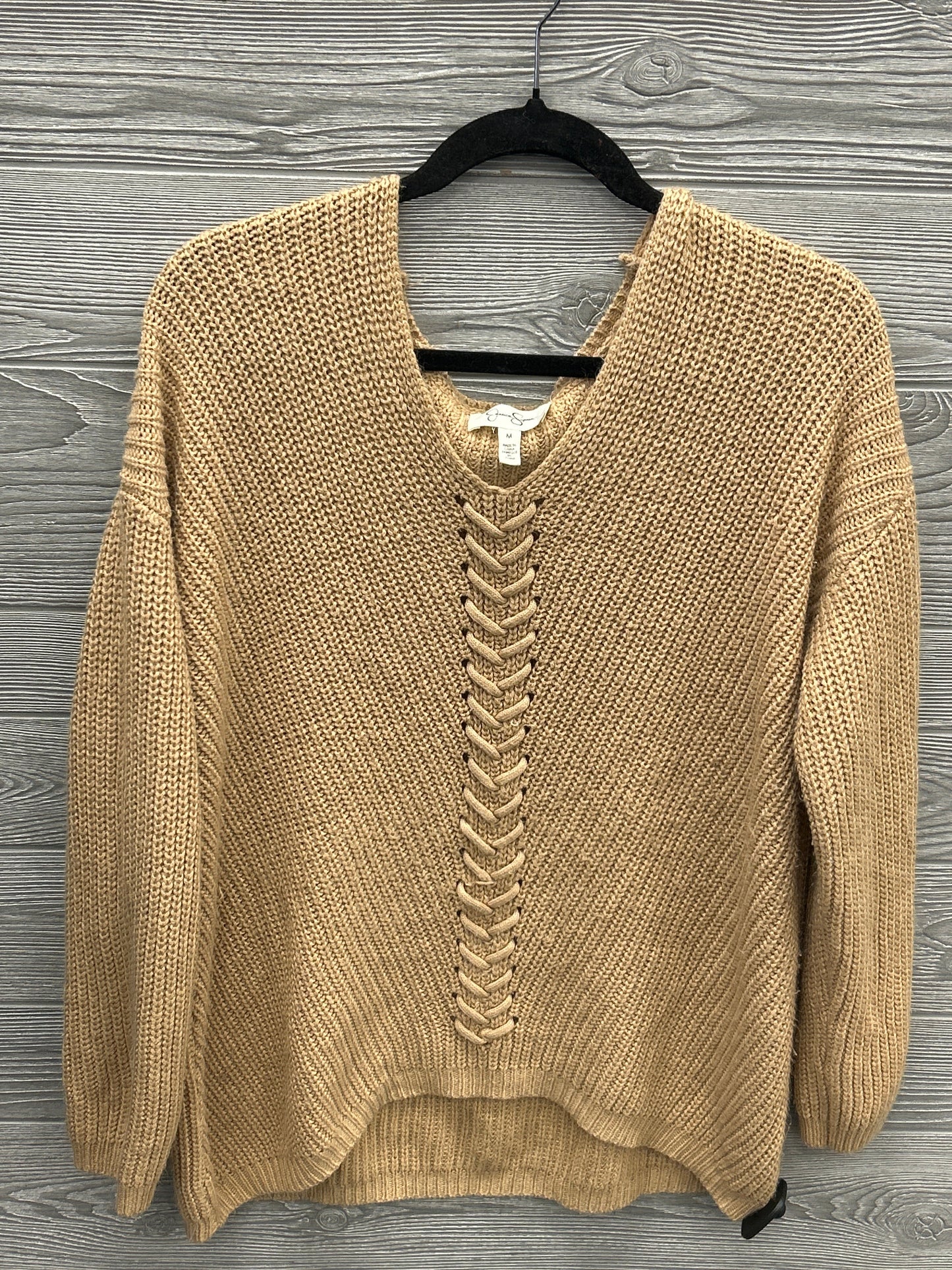 Sweater By Jessica Simpson In Tan, Size: M